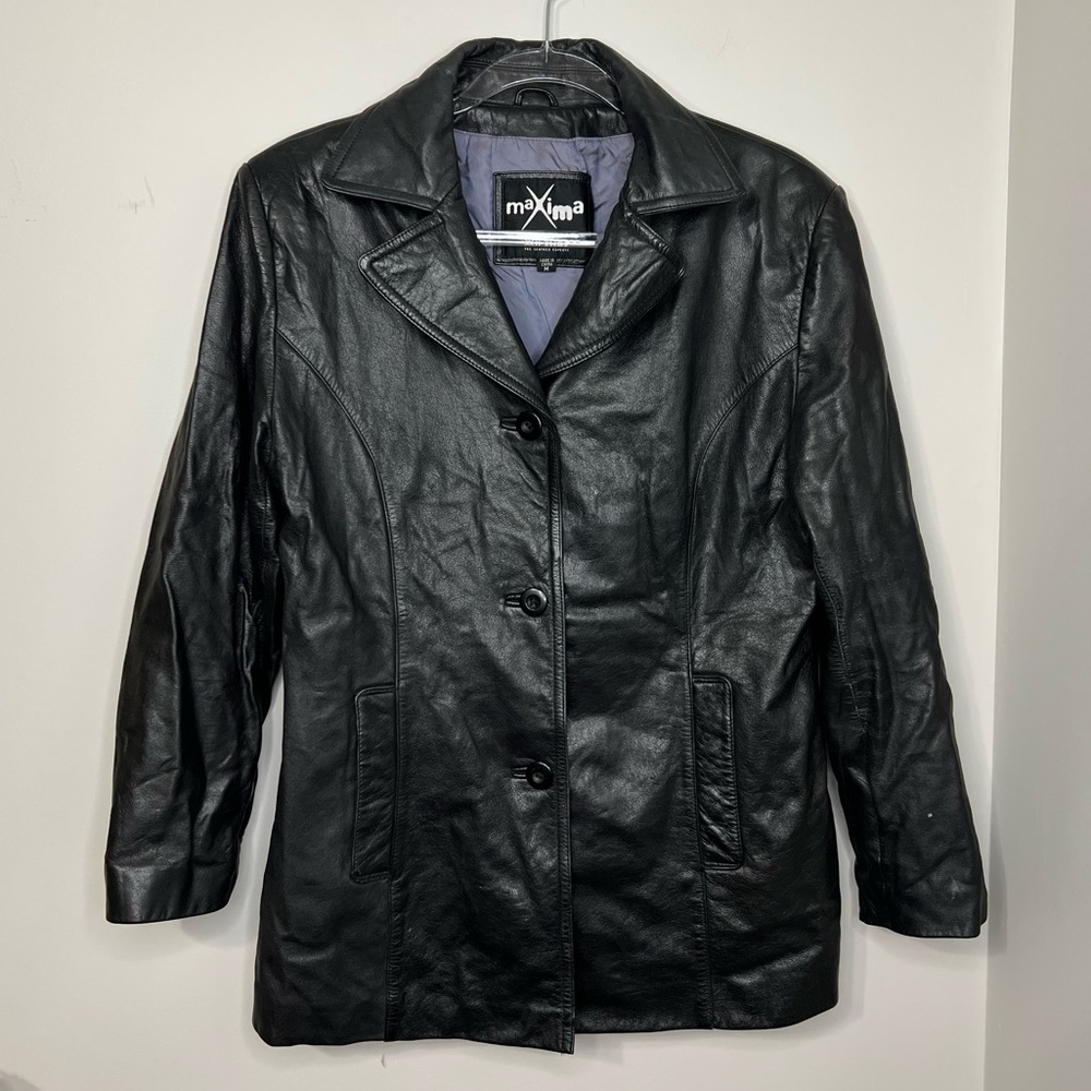 Wilson’s vintage leather MAXIMA jacket. Size medium. 90’s.